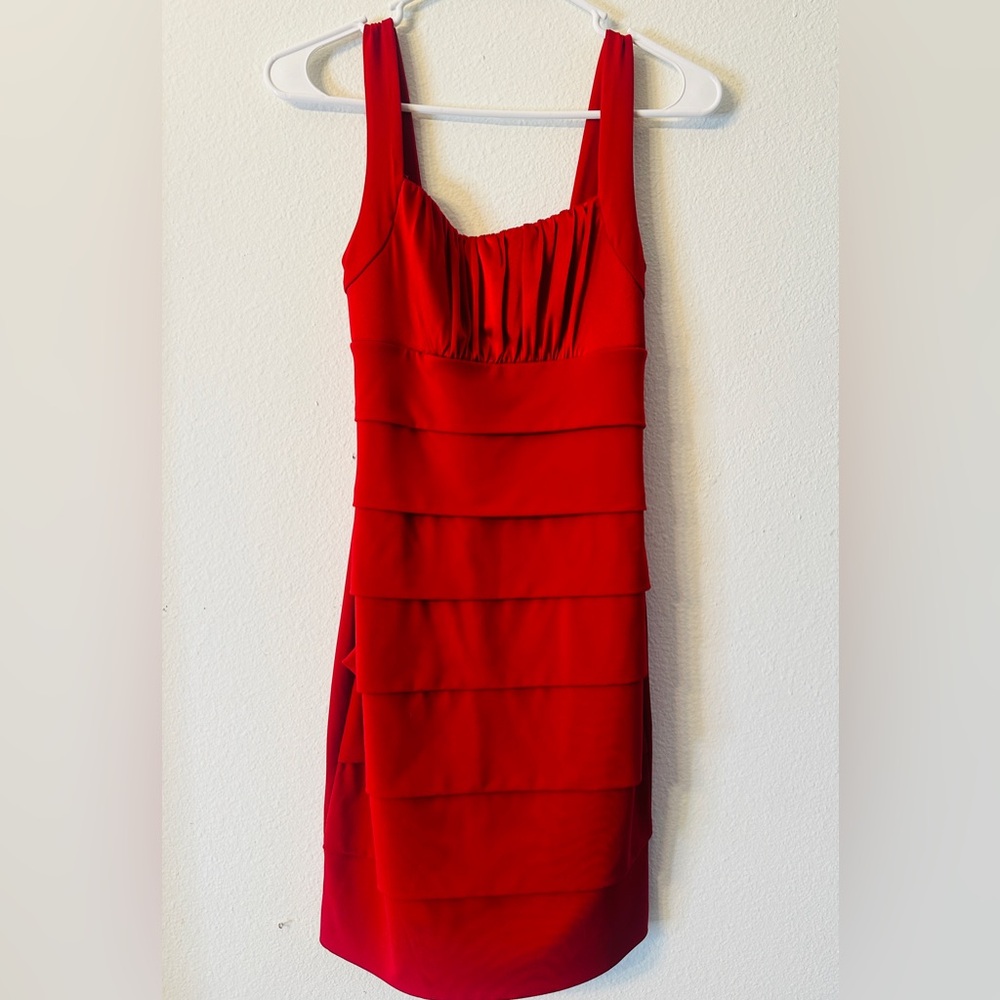 Sexy red dress
